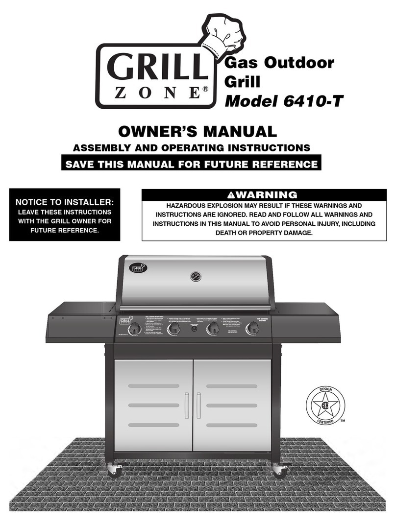 Grill Zone 6410-T owner's manual