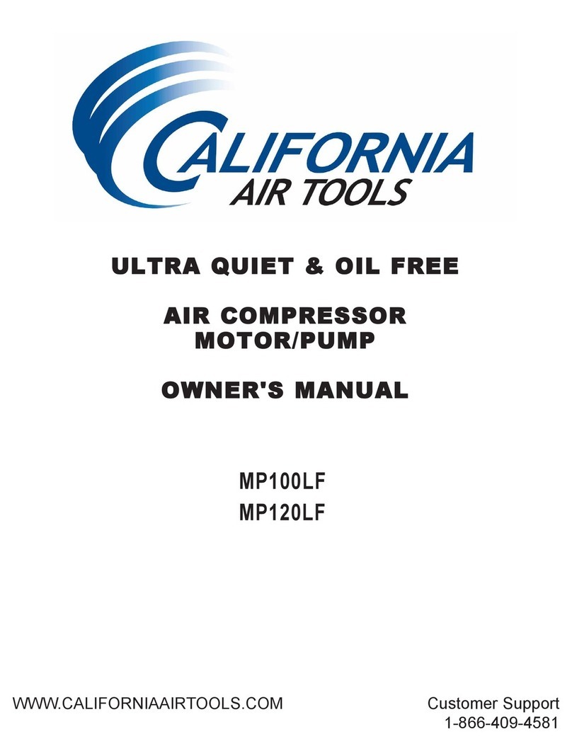 California Air Tools MP100LF User manual