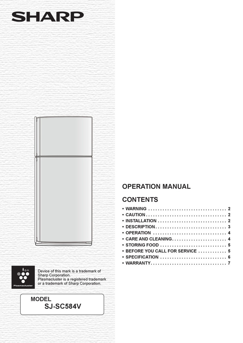 Sharp SJ-SC584V User manual