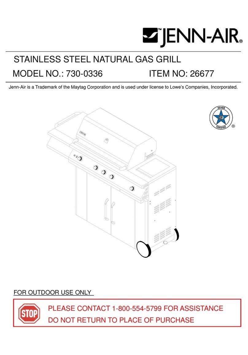 Jenn-Air 730-0336 User manual