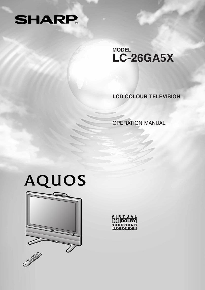 Sharp LC-26GA5X User manual Sharp LC-26GA5X User manual