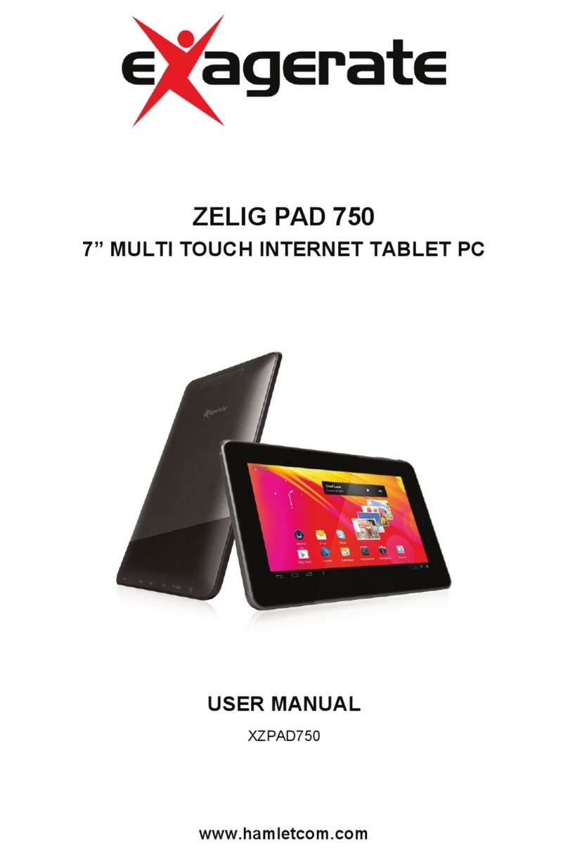 Exagerate ZELIG 750 user manual