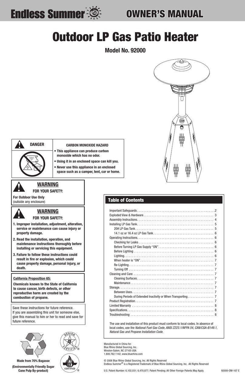 Endless Summer 92000 owner's manual Endless Summer 92000 owner's manual