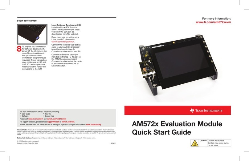 Texas Instruments AM572x series quick start guide