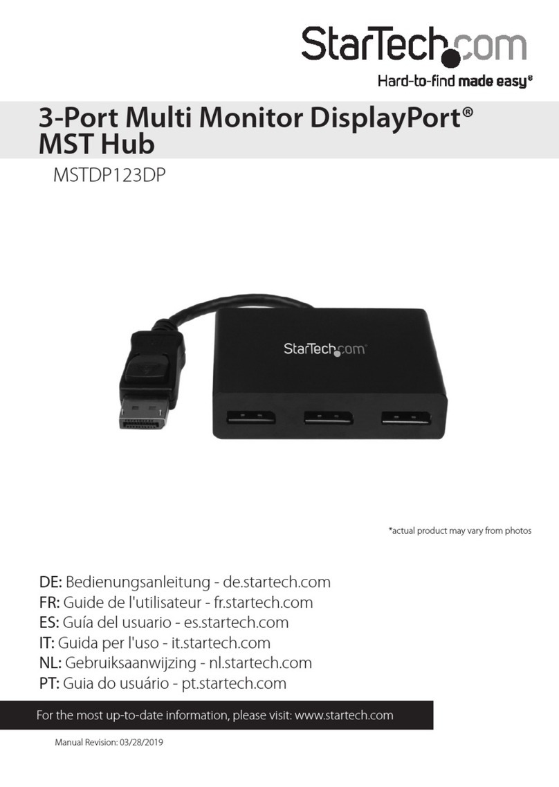 StarTech.com MSTDP123DP User manual