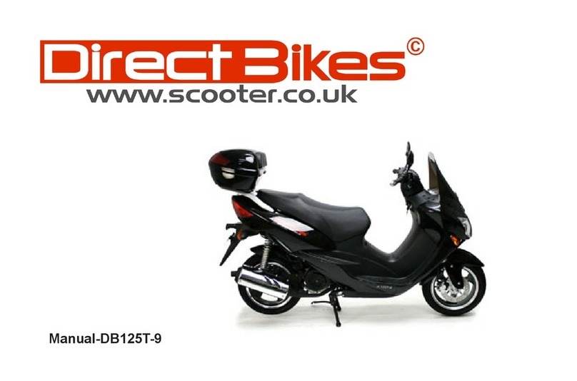 DirectBikes DB125T-9 User manual