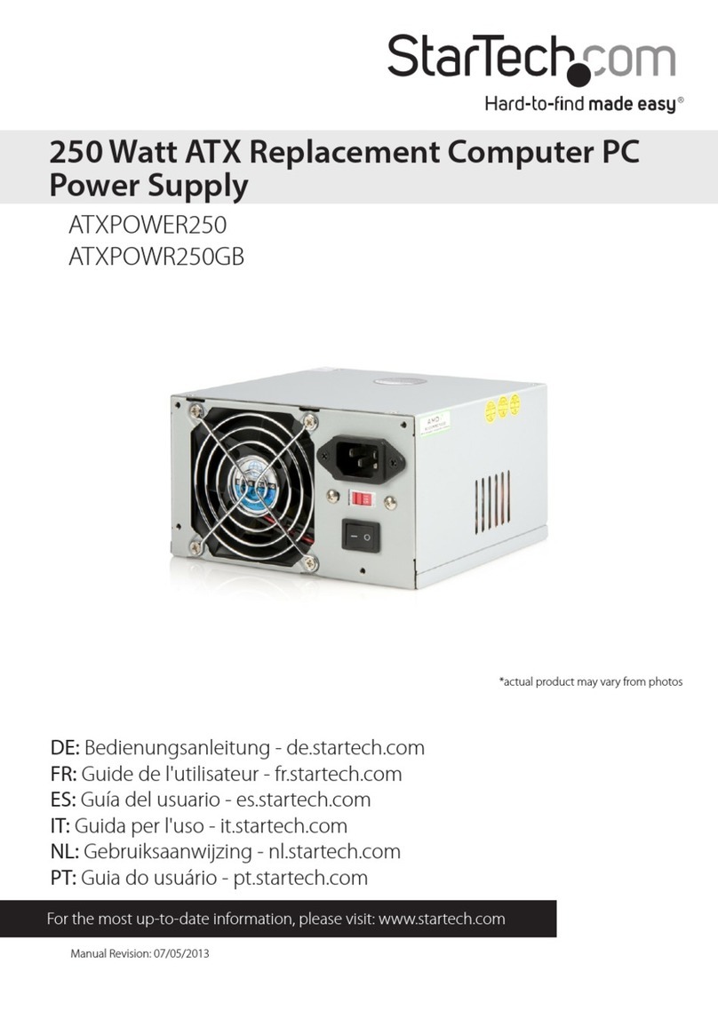 StarTech.com ATXPOWER250 manual