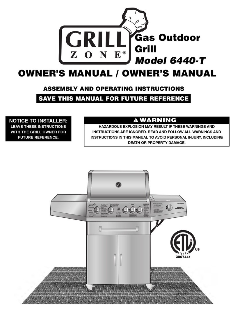 Grill Zone 6440-T User manual
