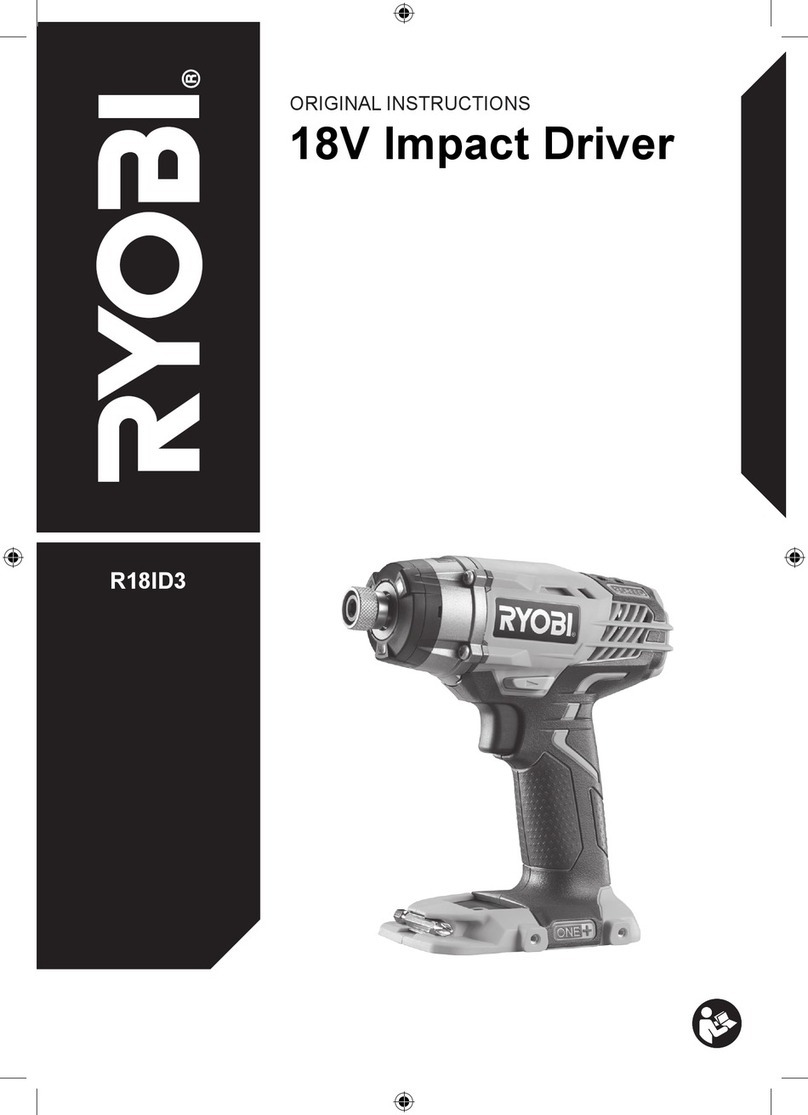 Ryobi R18ID3 Original instructions