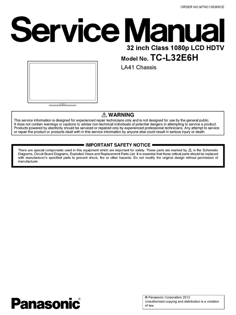 Panasonic TC-L32E6H User manual Panasonic TC-L32E6H User manual