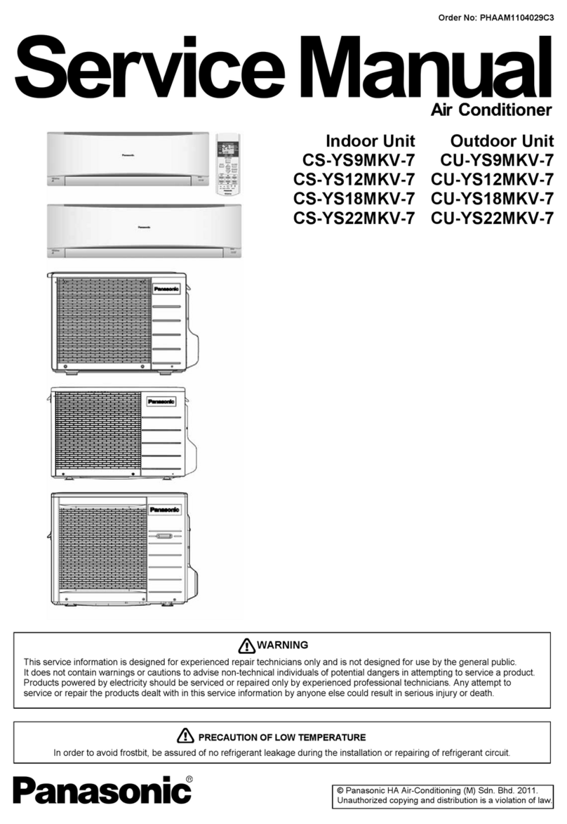 Panasonic CS-YS9MKV-7 User manual