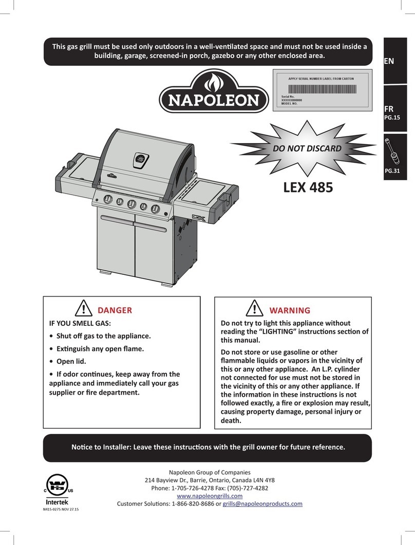 Napoleon LEX 485 User manual Napoleon LEX 485 User manual