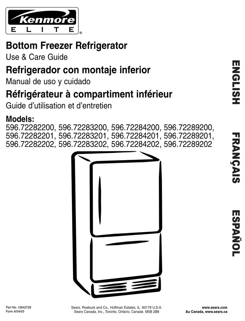 Kenmore 596.72282200 User manual