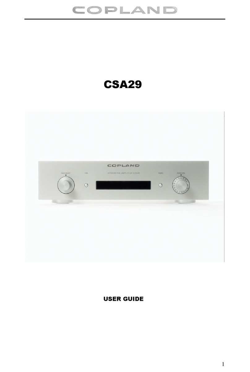 Copland CSA29 User manual