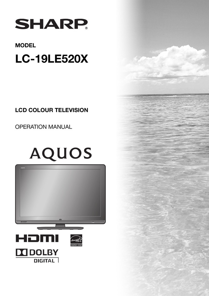 Sharp LC-19LE520X User manual