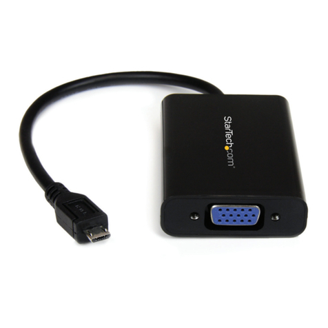 StarTech.com MHD2VGA instruction manual