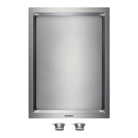 Gaggenau VP 414 610 installation instructions