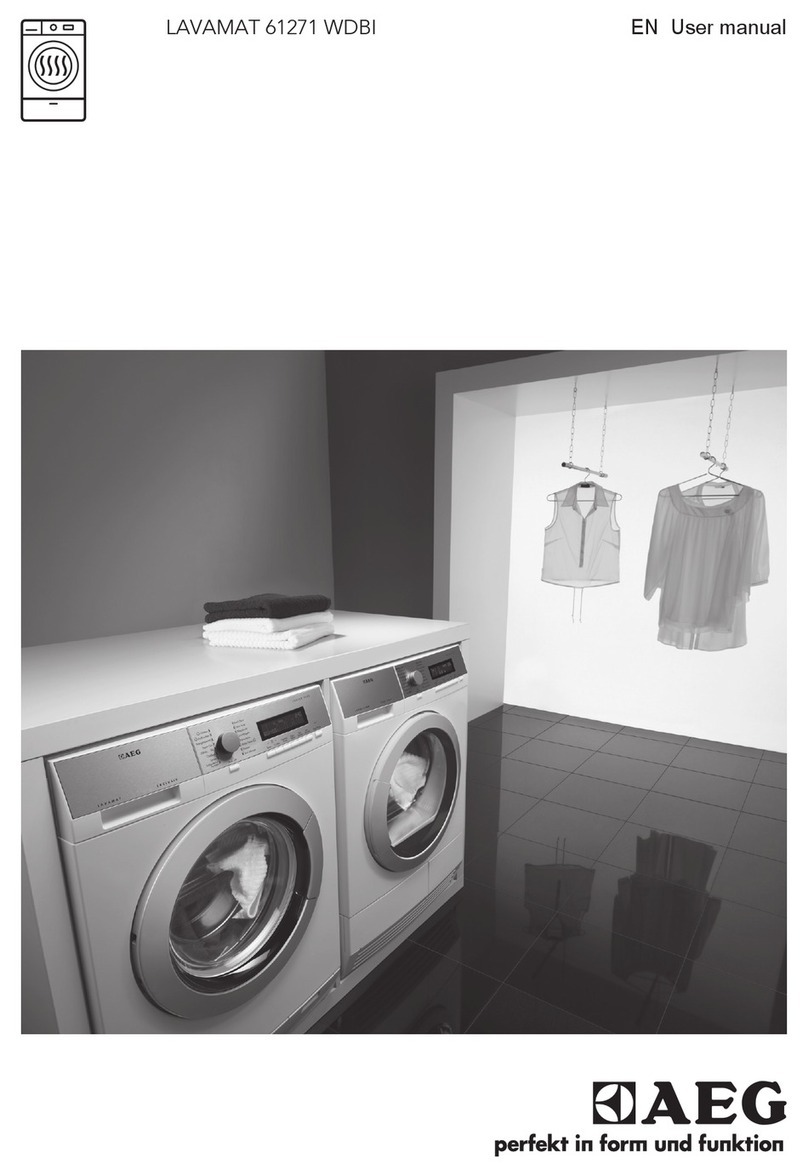 AEG LAVAMAT 61271 WDBI User manual