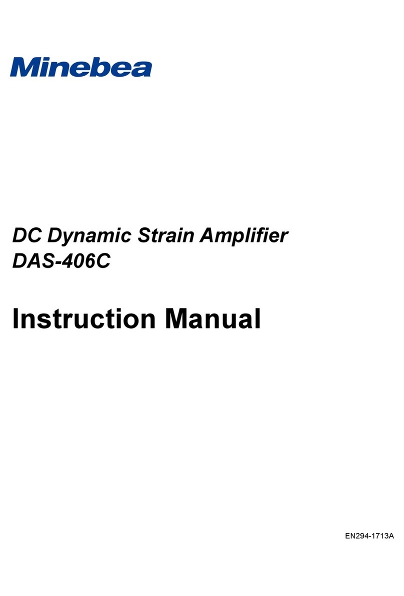 Minebea DAS-406C User manual
