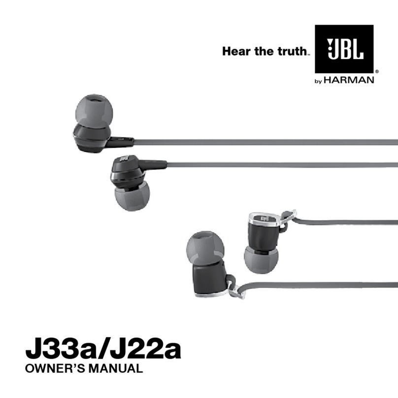JBL J33a owner's manual