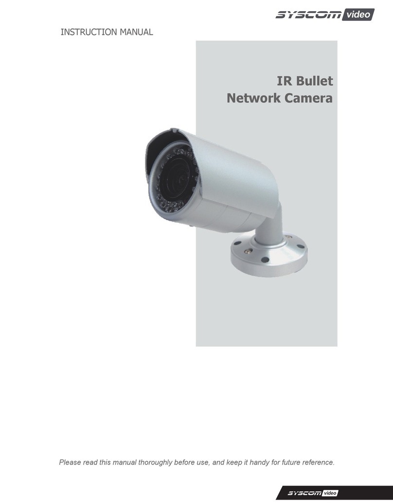 Syscom Video IR Bullet Network Camera instruction manual