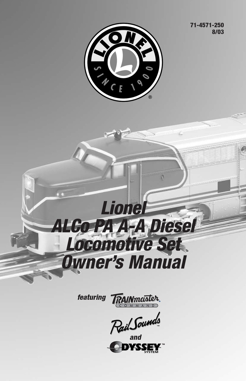 Lionel ALCo PA A-A Diesel Locomotive Set User manual