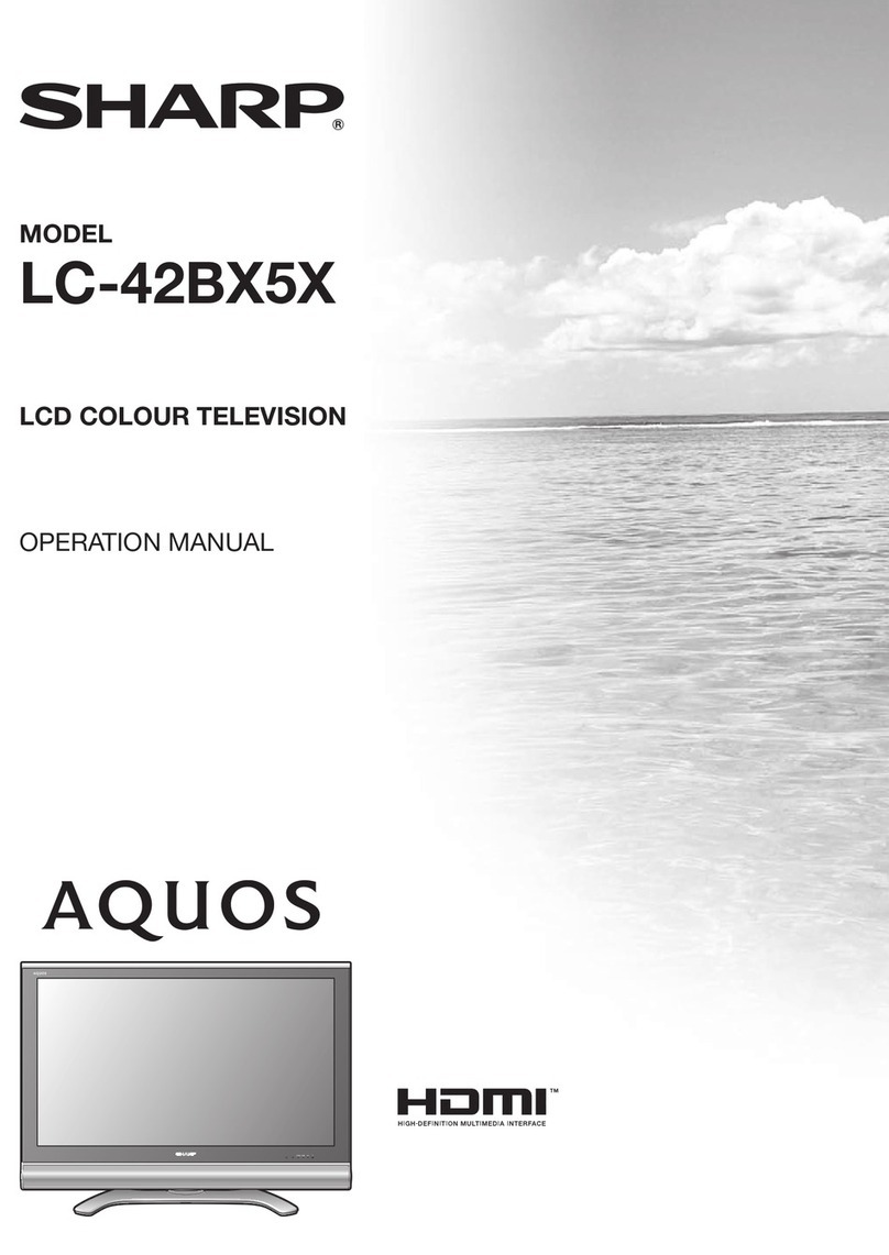 Sharp LC-42BX5X User manual