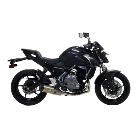 Arrow Kawasaki NINJA 650 Fitting instructions