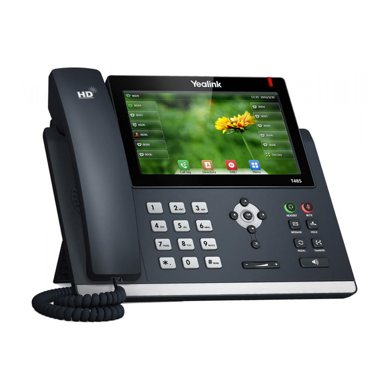 Yealink T48S Skype For Business Edition manual