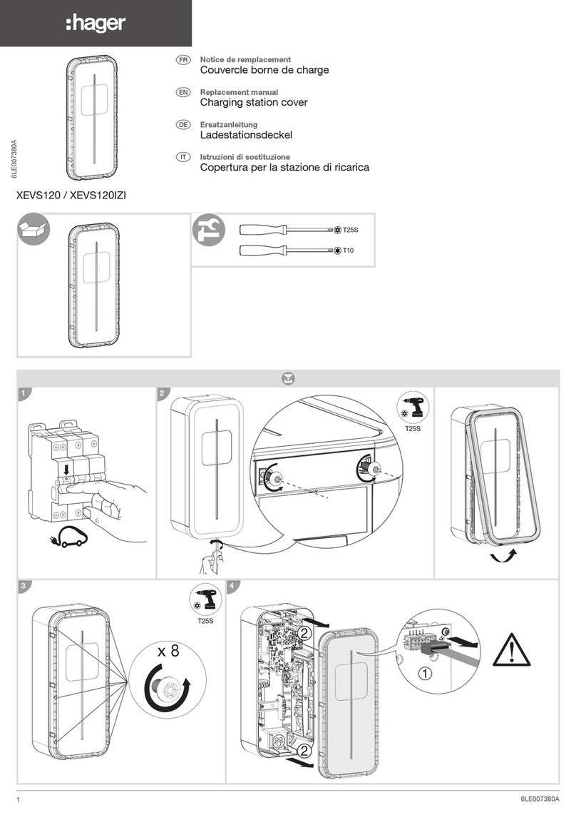 hager XEVS120 Replacement manual