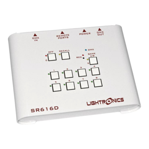 Lightronics SR616D User manual