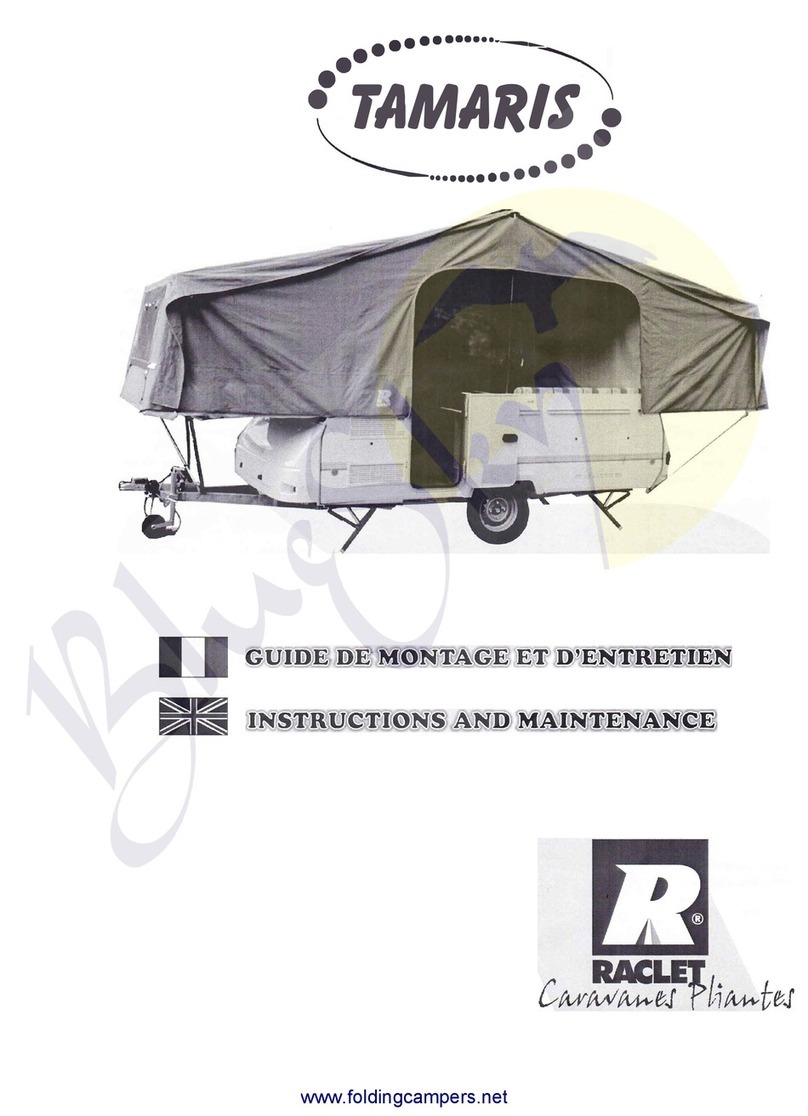 RACLET TAMARIS Instruction and maintenance
