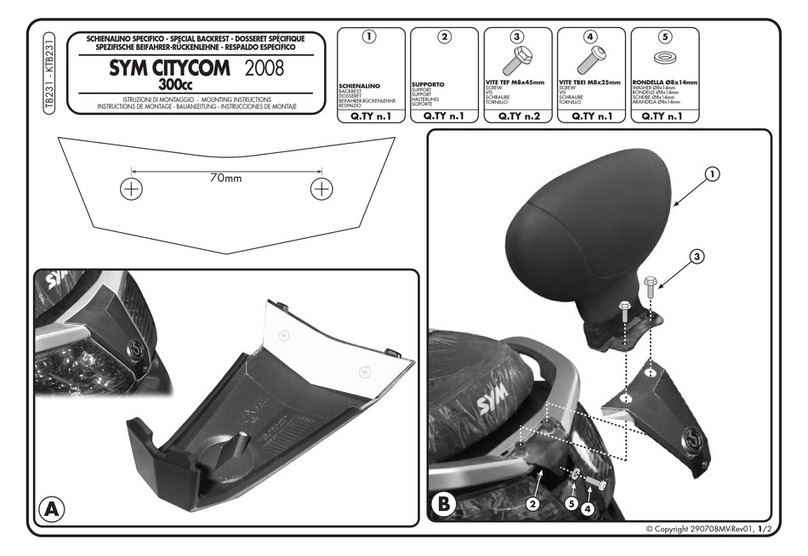 GIVI TB231 User manual