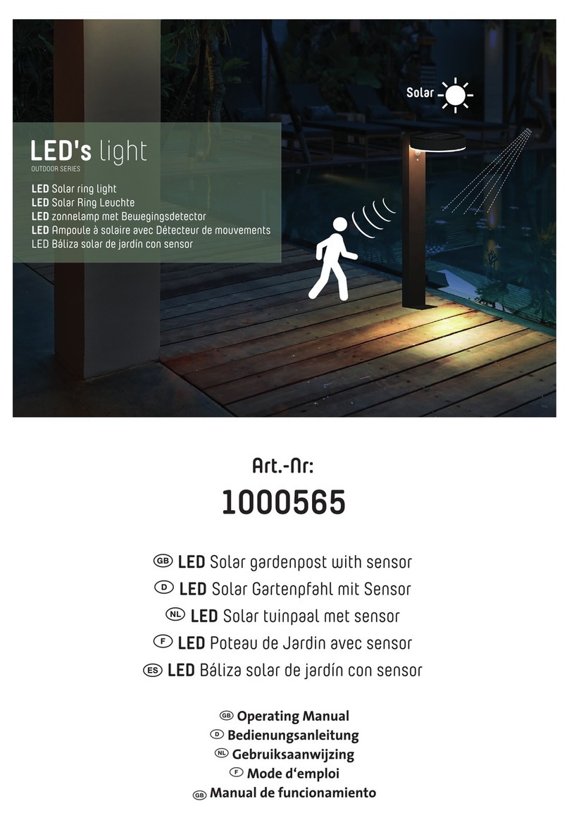 LED's light 1000565 User manual