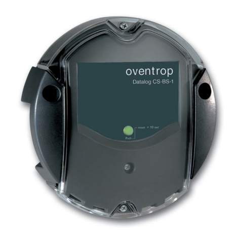 oventrop Datalog CS-BS-1 Installation and operating instructions for the specialised installer