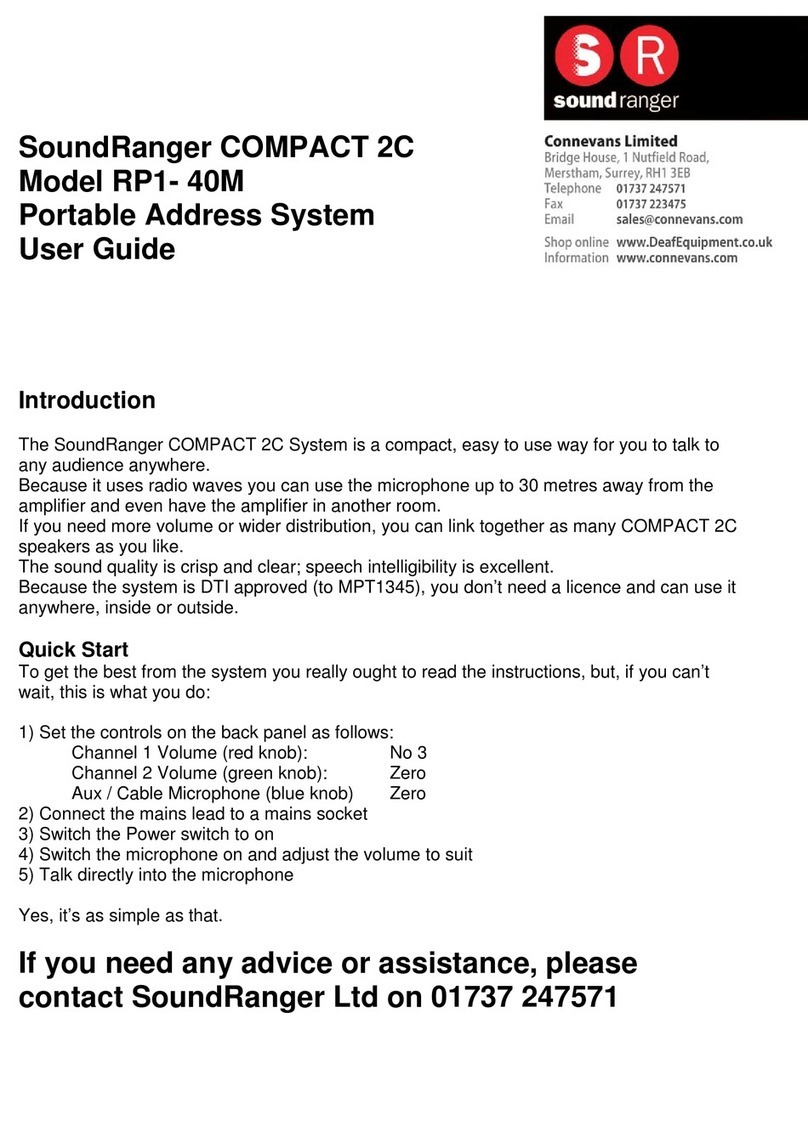 SoundRanger COMPACT 2C user guide