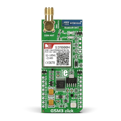 mikroElektronika GSM3 click User manual