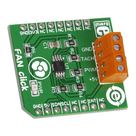 MicroElektronika Click Boards FAN Click User manual