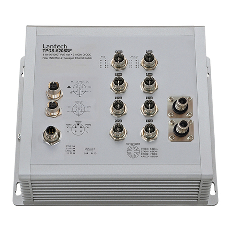 Lantech TGS-5208GF Series user manual