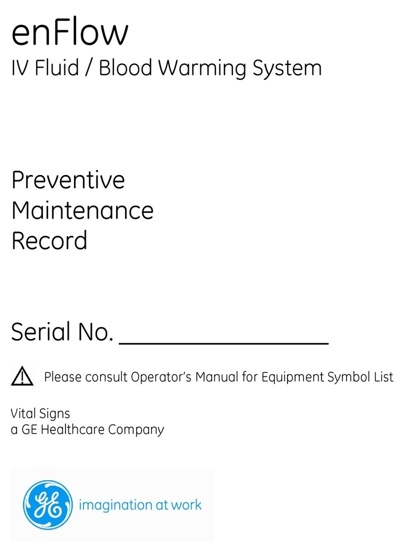 GE Vital Signs enFlow Instructions for use