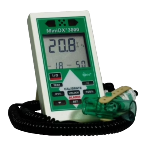 Ohio Medical MiniOX 3000 operating manual