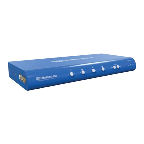 High Sec Labs SC42PHU-4 User manual High Sec Labs SC42PHU-4 User manual