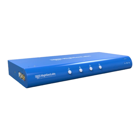 High Sec Labs SM20-4 Quick installation guide