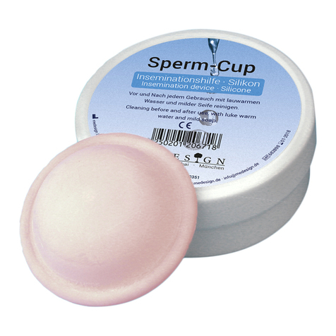 ME DESIGN Sperm Cup Instructions for use