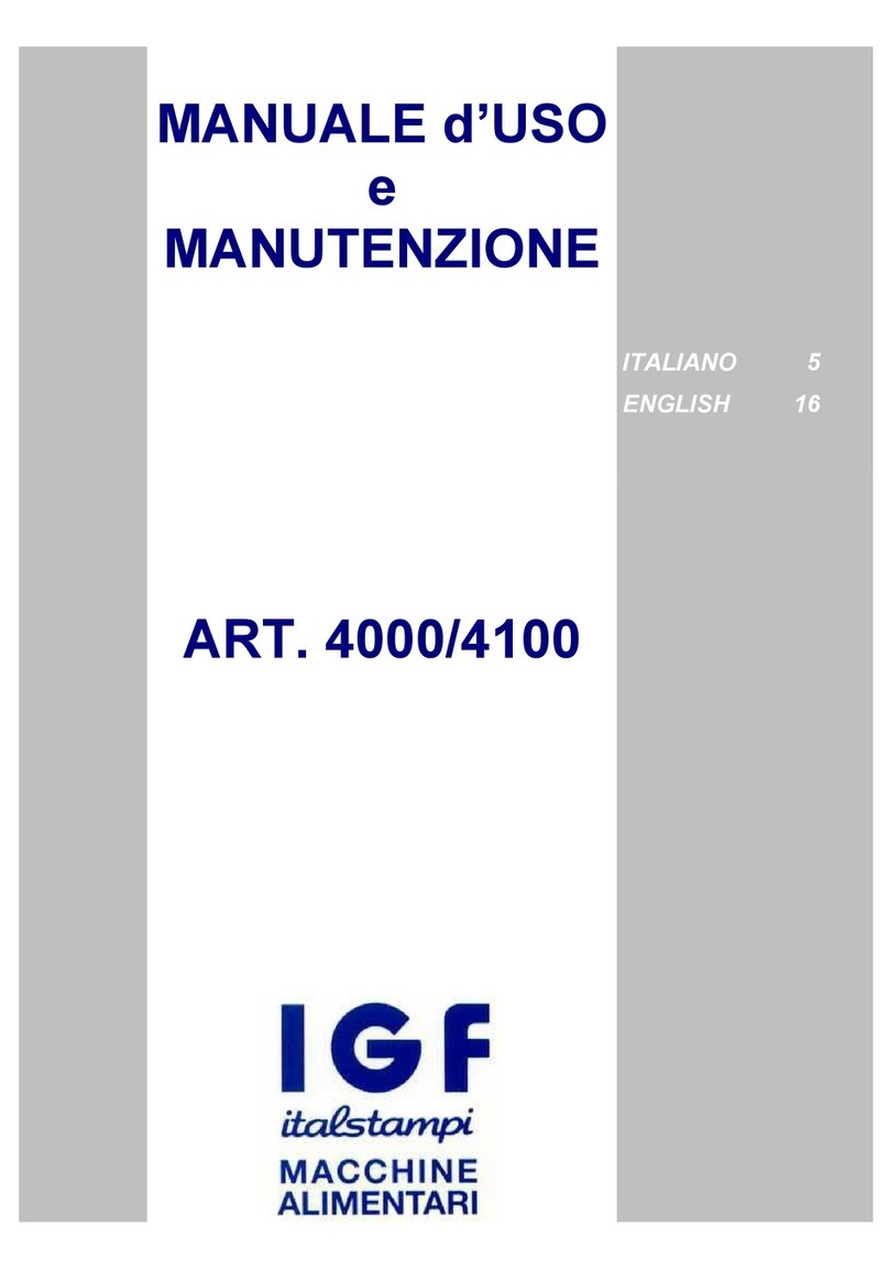 IGF 4000 Manual for use and maintenance