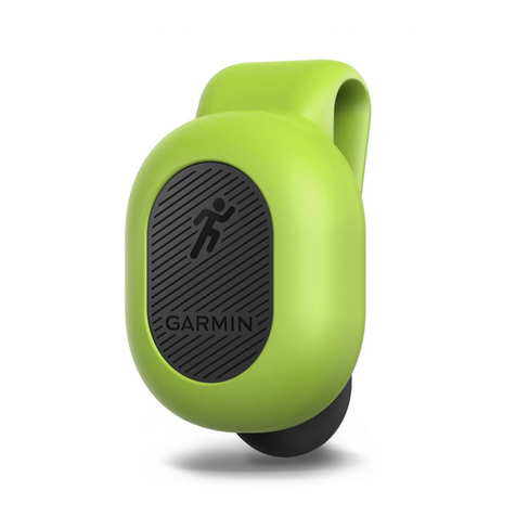 Garmin RUNNING DYNAMICS POD User manual Garmin RUNNING DYNAMICS POD User manual