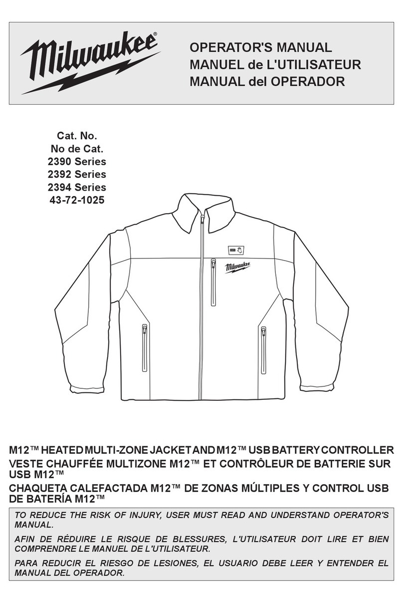 Milwaukee 2390 Series User manual