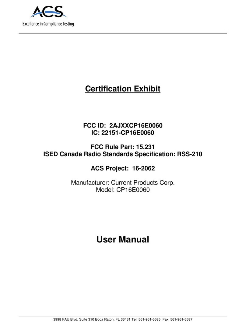 Current SMART WAND CP16E0060 User guide and installation manual