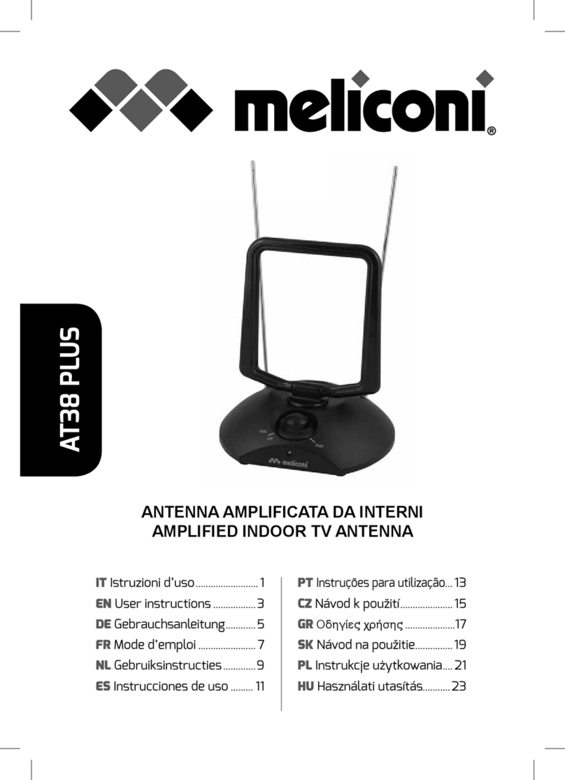 MELICONI AT38 PLUS User manual