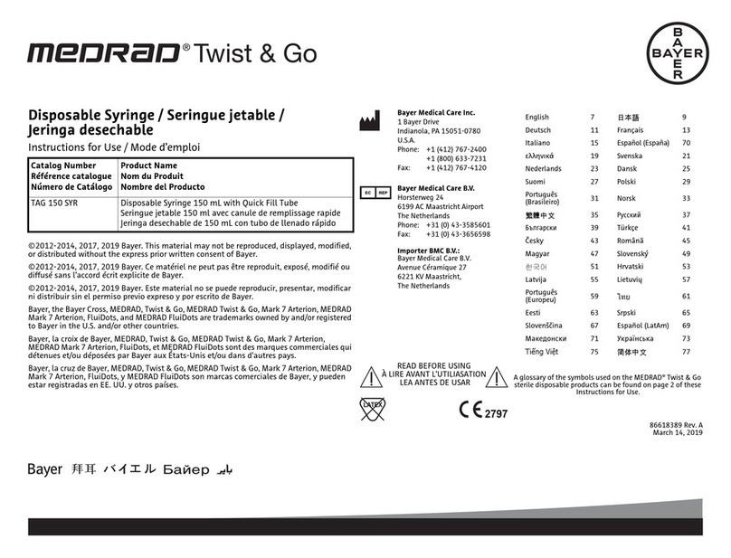 Bayer HealthCare MEDRAD Twist & Go User manual